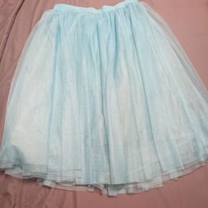 Light blue Esley tulle skirt